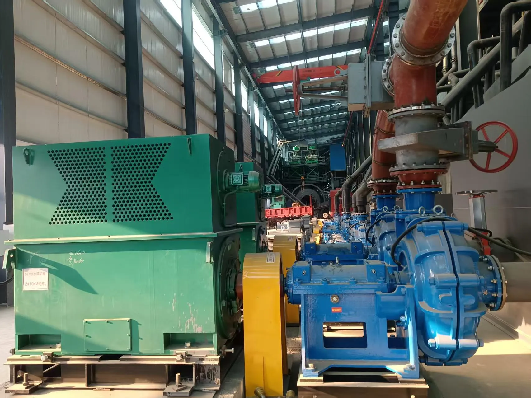 Flotation circuit duty on site