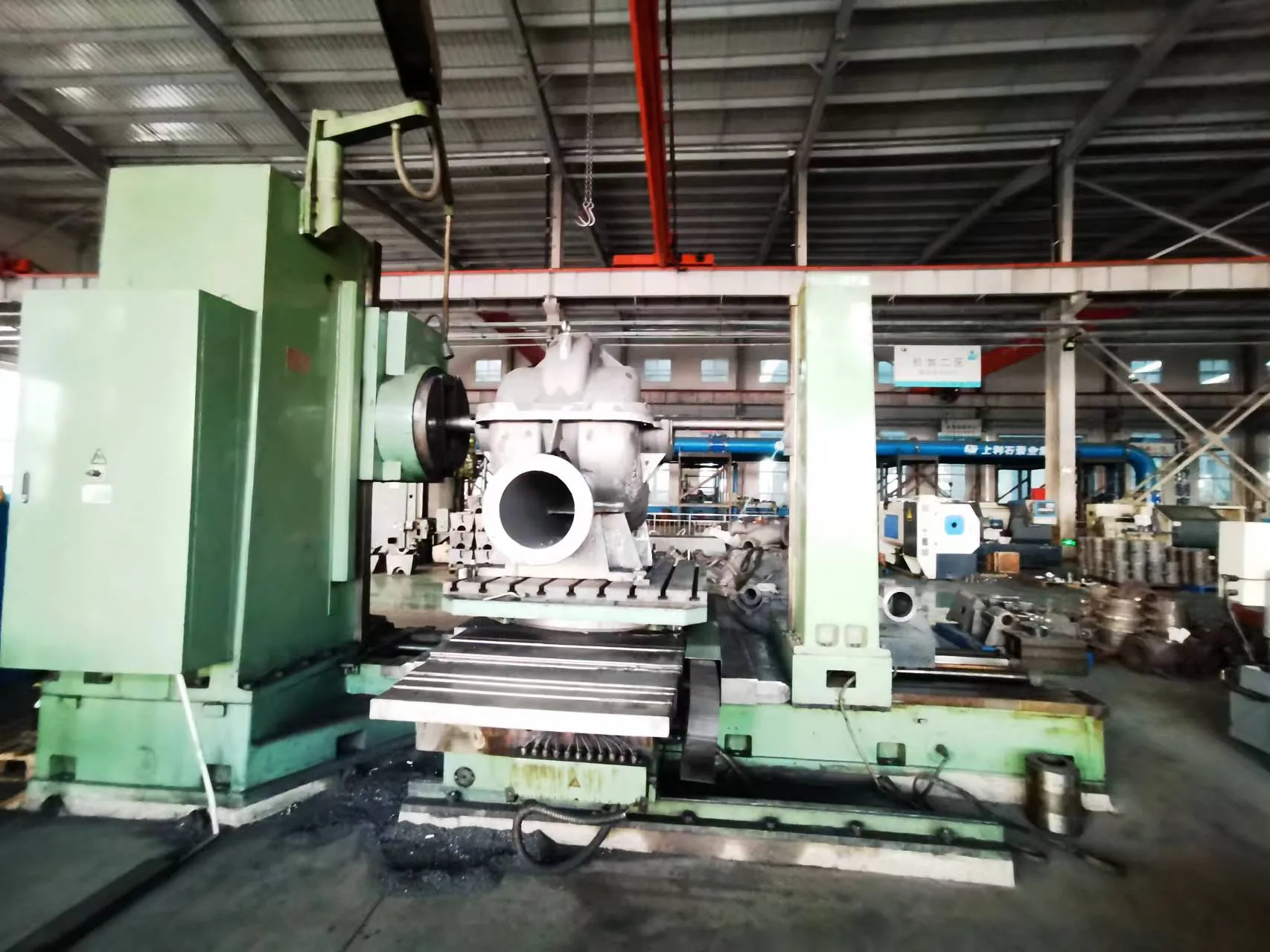 CNC machining and vertical lathes