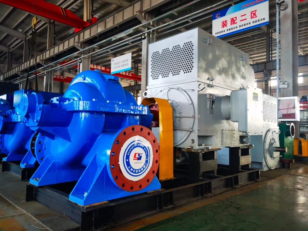 SOM horizontally split double suction pump