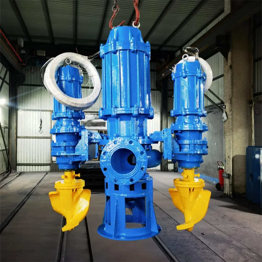 Submersible slurry pump for mine dewatering
