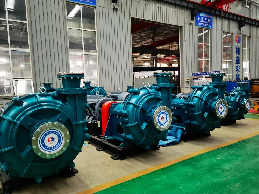 SZP-series pumps and drive motors in the assembly bay