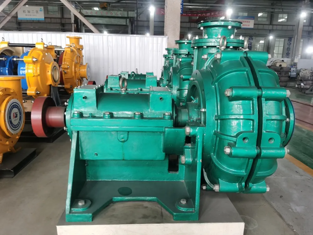 SZP-series slurry pump, side view