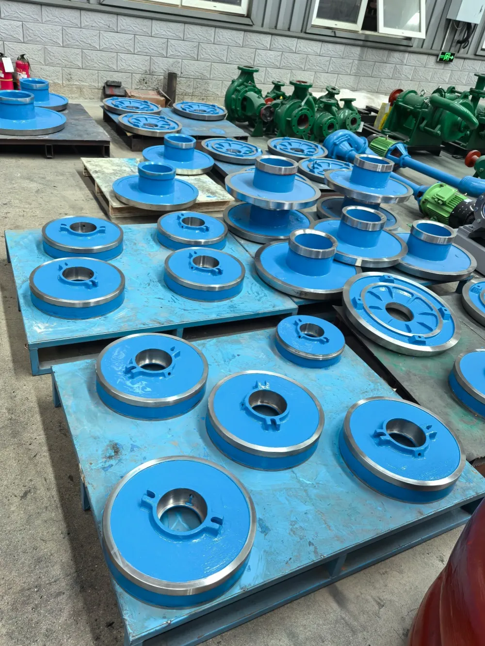 Slurry pump shaft seal parts