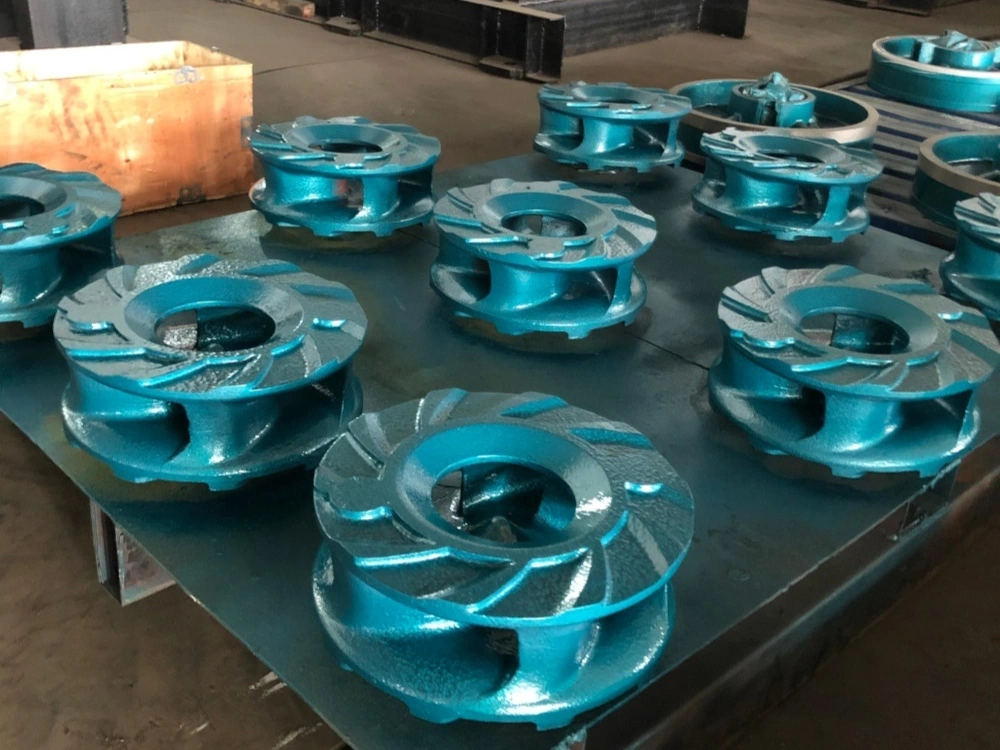 Slurry pump impeller