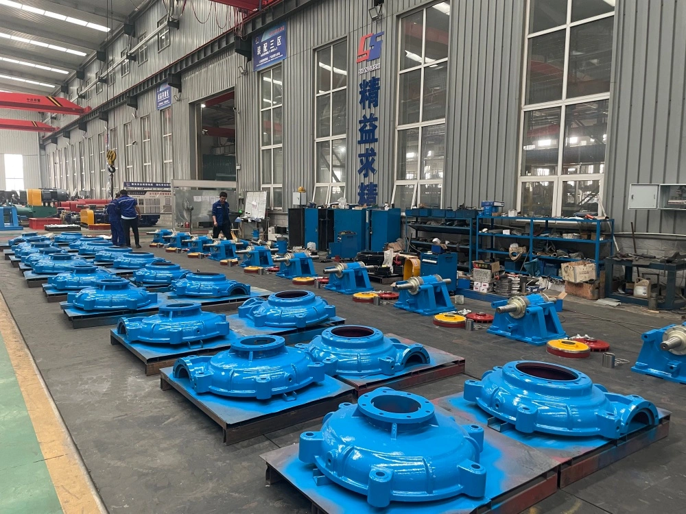 Slurry pump volute liner and casing liners