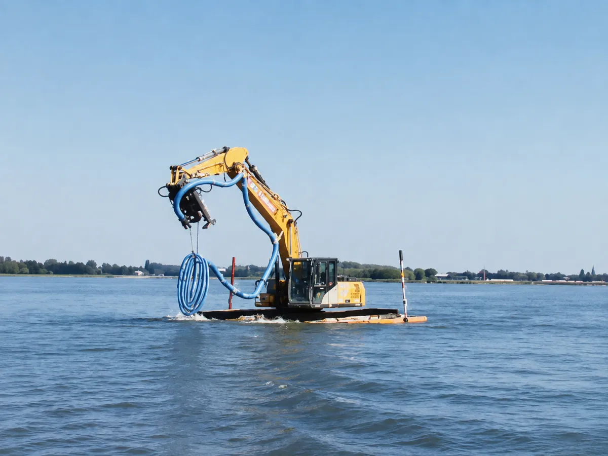 River sand extraction