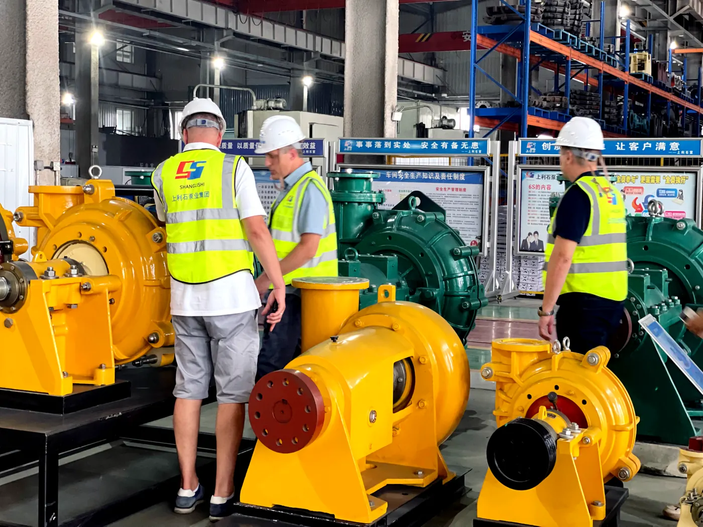 Customer visit to the plant