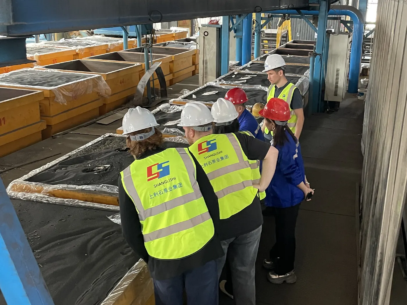 Customer visit to the plant