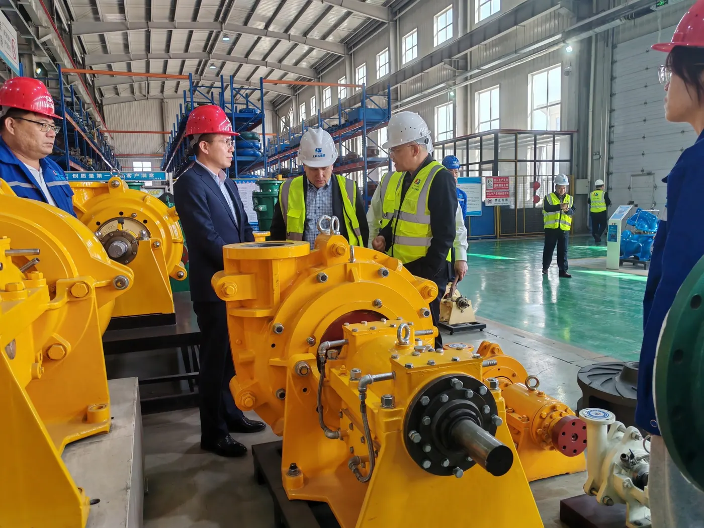 Customer visit to the plant