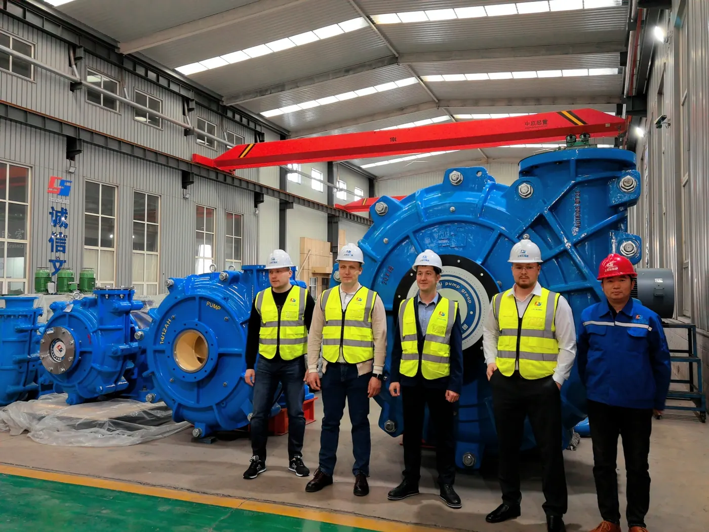 Customer visit to the plant