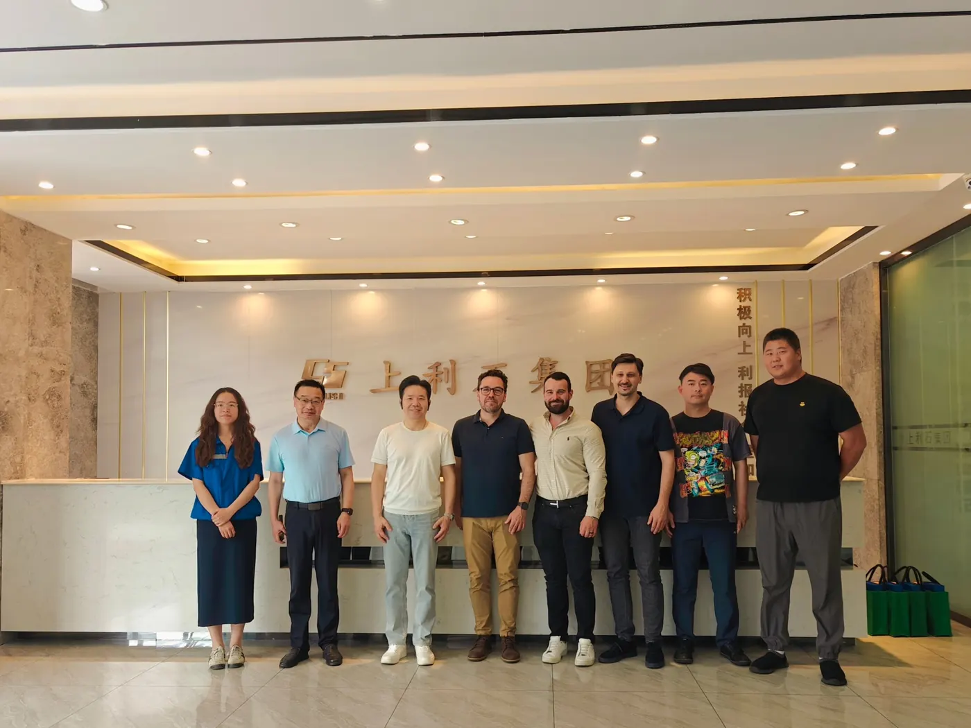 Customer visit to the plant