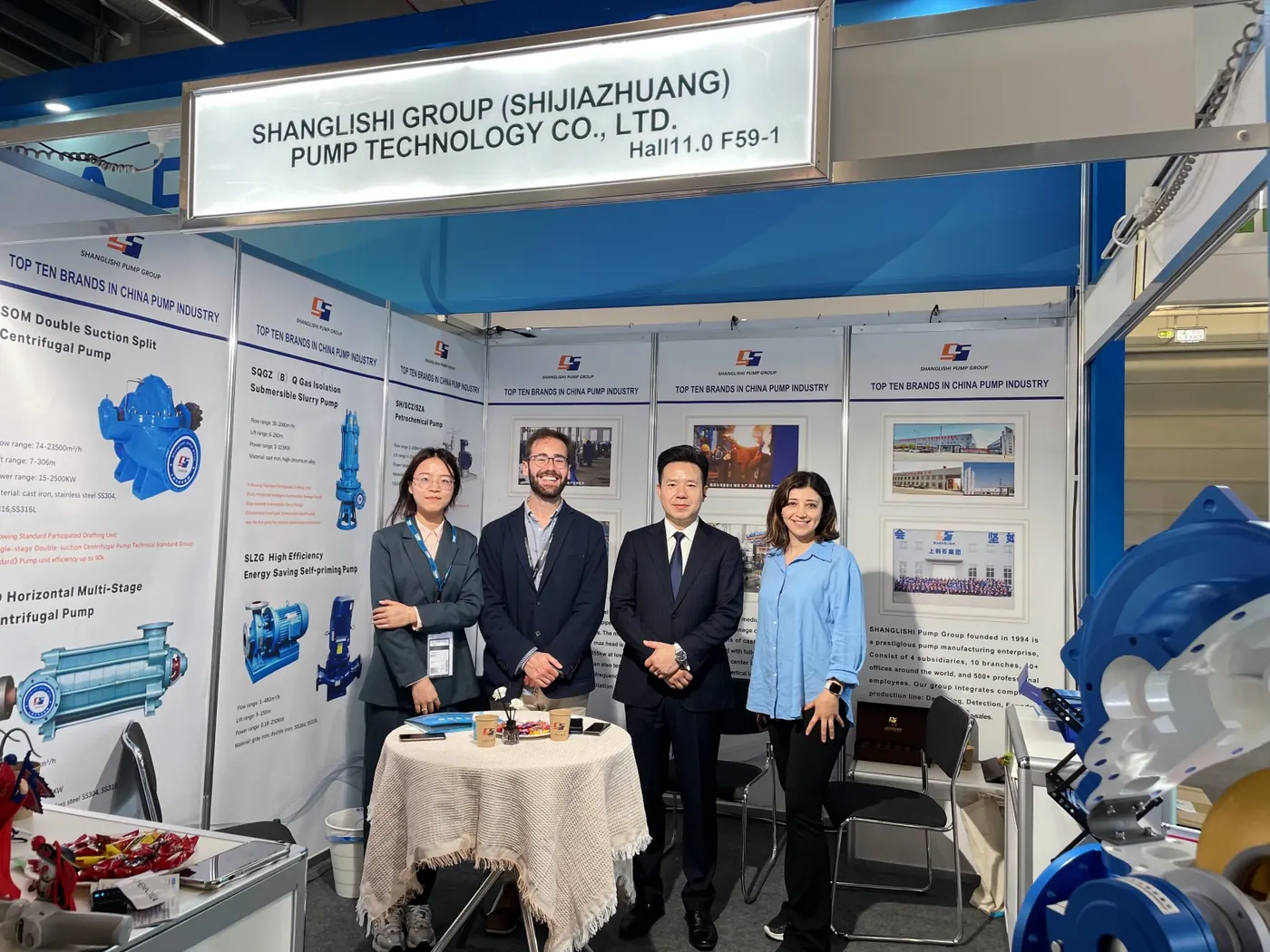 SHANGLISHI booth — ACHEMA, Frankfurt, Germany, Jun 2024
