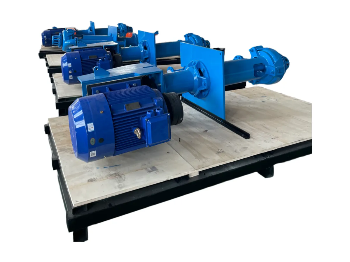 SSP vertical sump pump series on white background