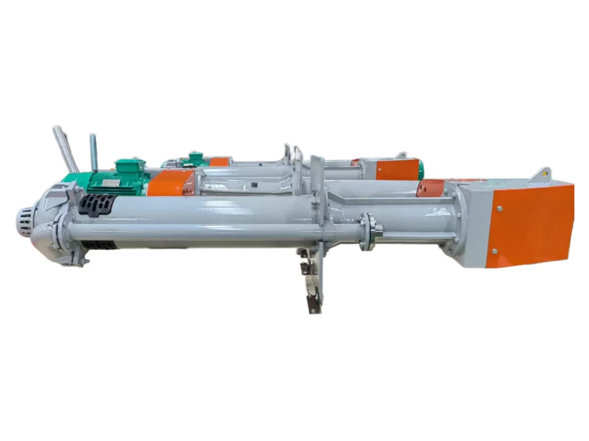 SSPR rubber-lined vertical sump pump with belt guard, on white background