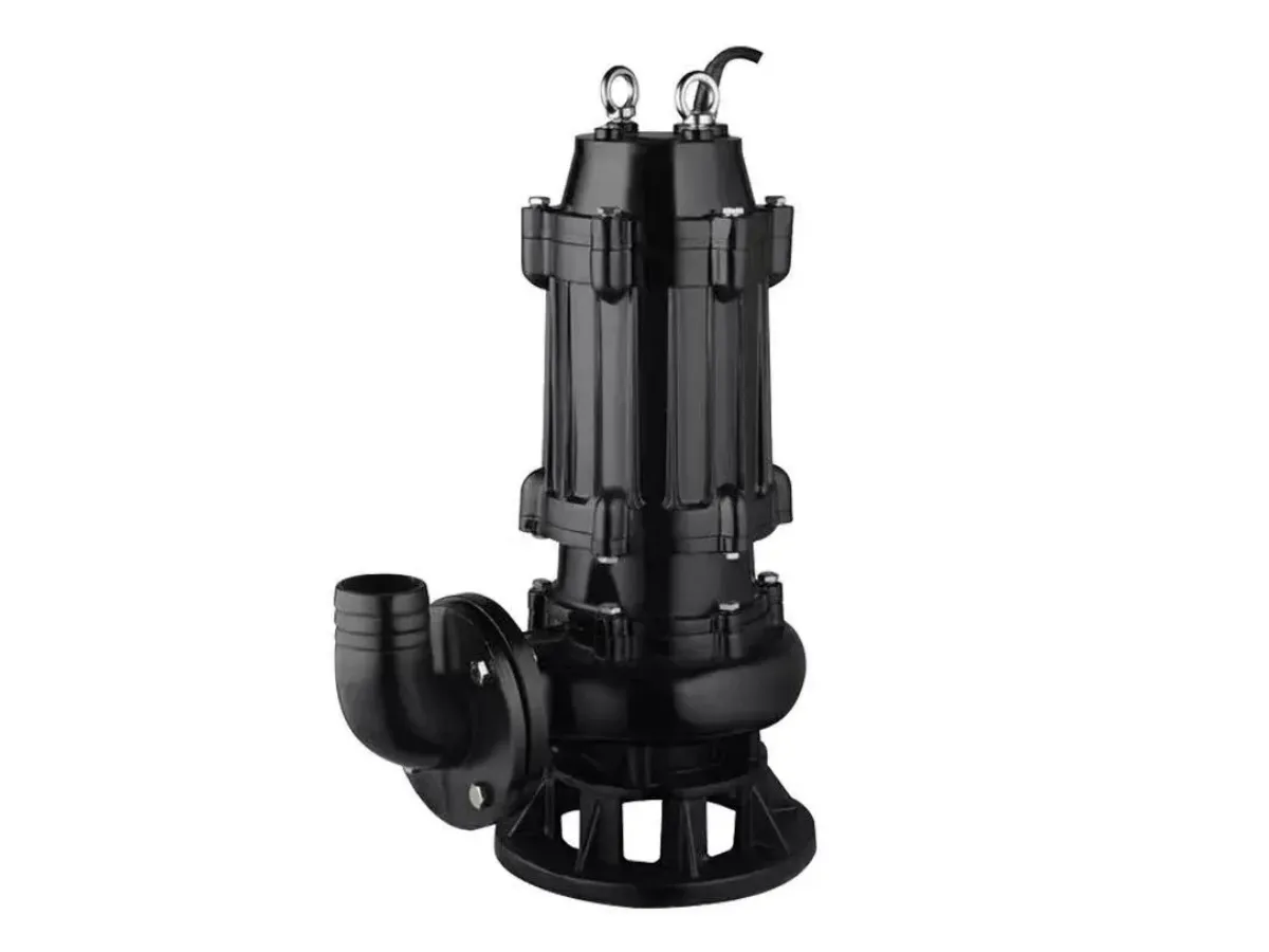Submersible pumps on white background