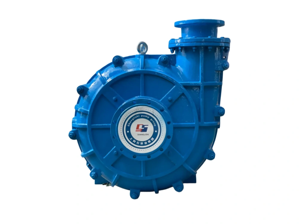 SZP-series slurry pump, three-quarter view with discharge branch uppermost